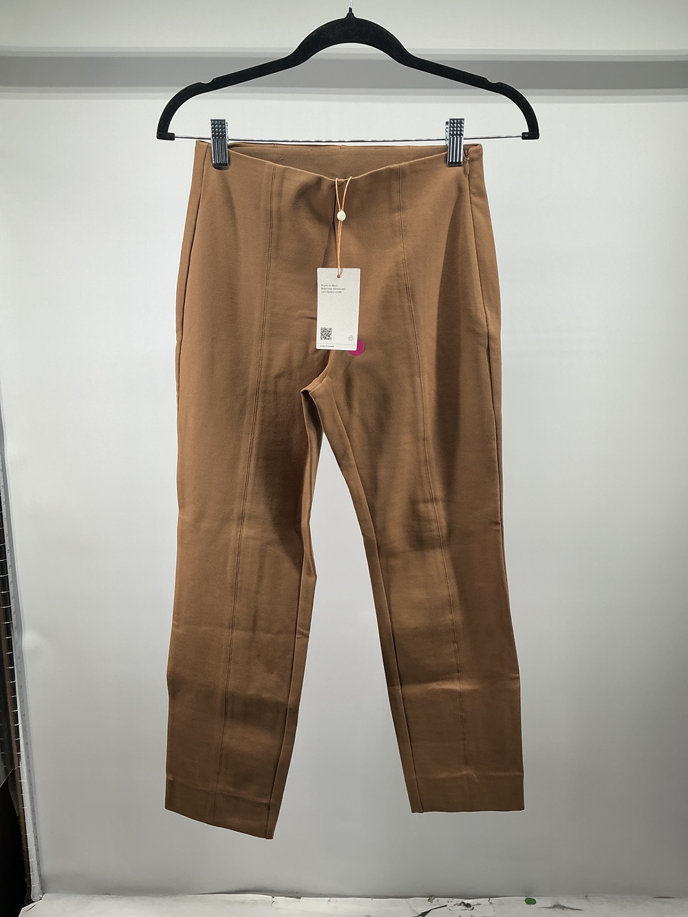Ultra-Stretch Ponte Pintuck Ankle Pants - 25"